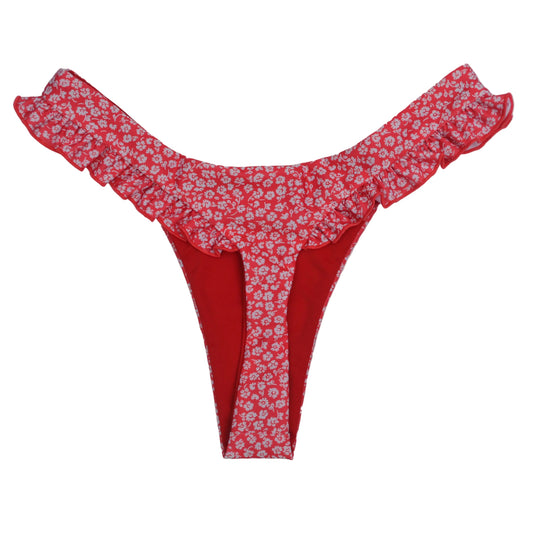Rouge Tide Ruffle Bottoms